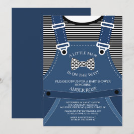 Little Man Bow Tie Baby Shower-inbjudan Inbjudningar