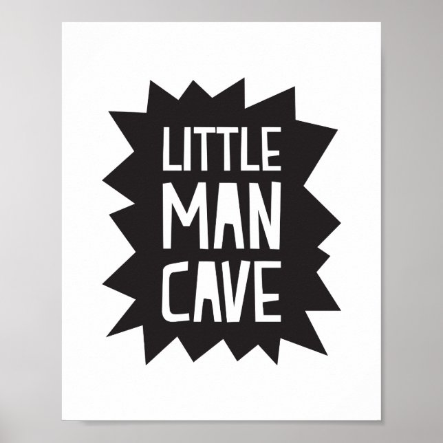 Little Man Cave Poster Skriv ut (Framsidan)