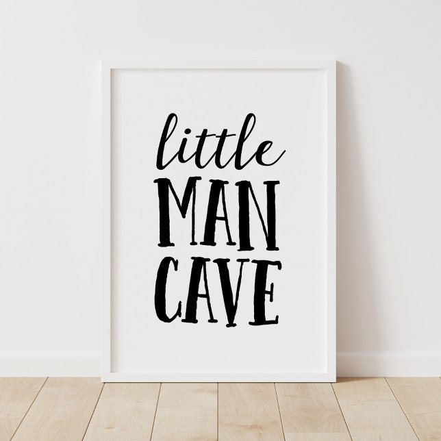Little Man Cave Woodland Nursery Poster (Skapare uppladdad)