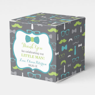 Little Man Favor Box, Baby Shower Presentaskar