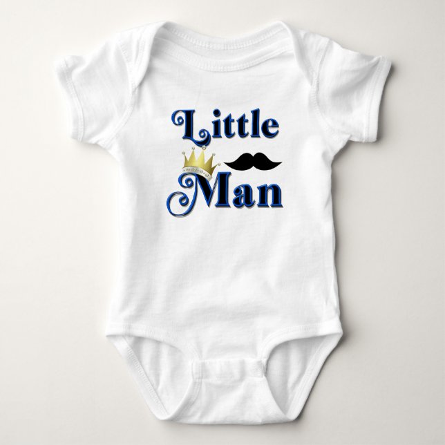 Little Man Infant Creeper T Shirt (Framsida)