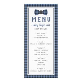 Little Man Menu Card, Baby Shower Reklamkort