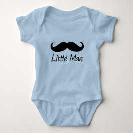 Little Man Mustache Boys Tee Shirt
