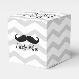 Little Man Mustache Chevron Cute Boys Presentaskar