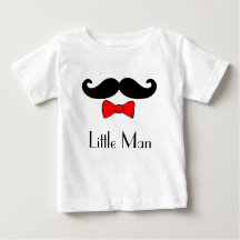 Little Man Mustache och Red Bowtie