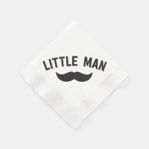 Little Man Mustache Party Napkins Pappersservett