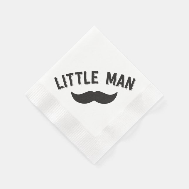 Little Man Mustache Party Napkins Pappersservett (Hörn)