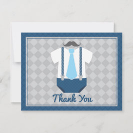 Little Man Mustache Tie Baby Shower Tack