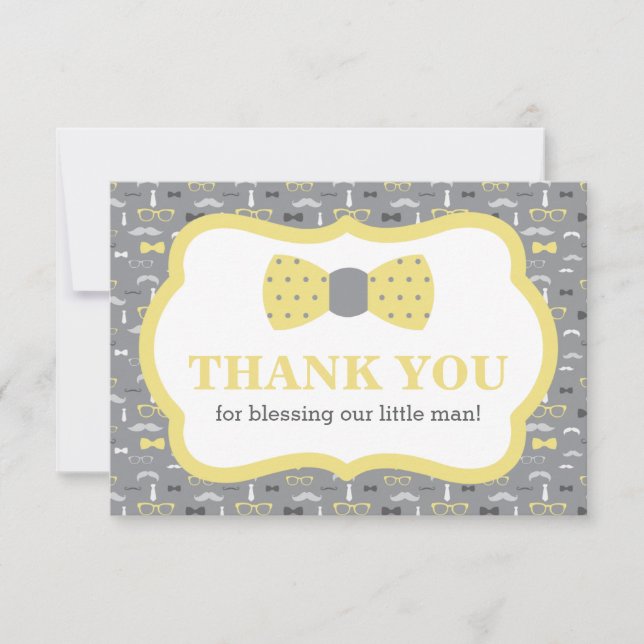 Little Man, tack vare ditt kort, Gult och Grått Kort (Framsida)