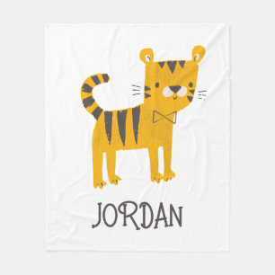 Little Man Tiger Bow Tie Fleecefilt