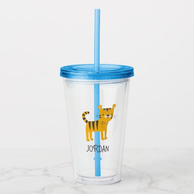 Little Man | Tiger Bow Tie Take Away Mugg (Framsida)