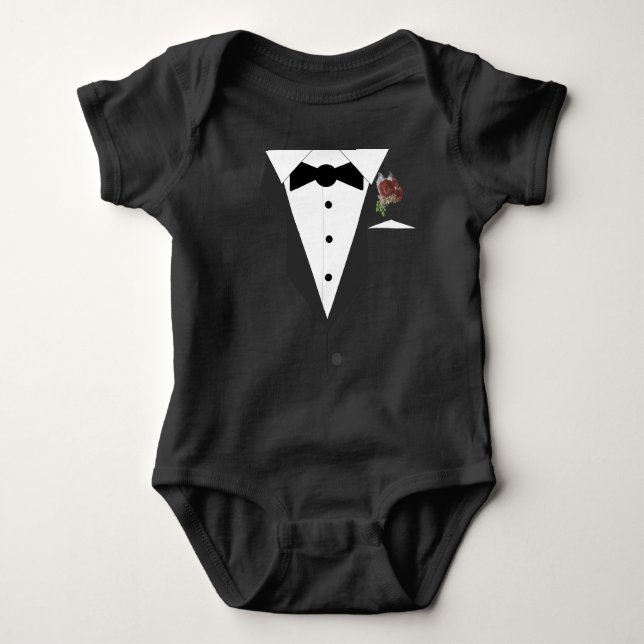 Little Man Tuxedo T Shirt (Framsida)