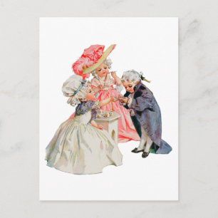 Little Martha Washingtons Tea Party Vykort