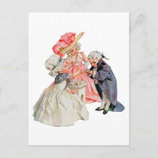 Little Martha Washingtons Tea Party Vykort