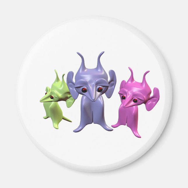 Little Martians Magnet (Framsidan)