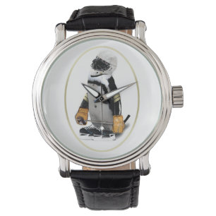 Little Mascot Hockey Player Penguin Armbandsur