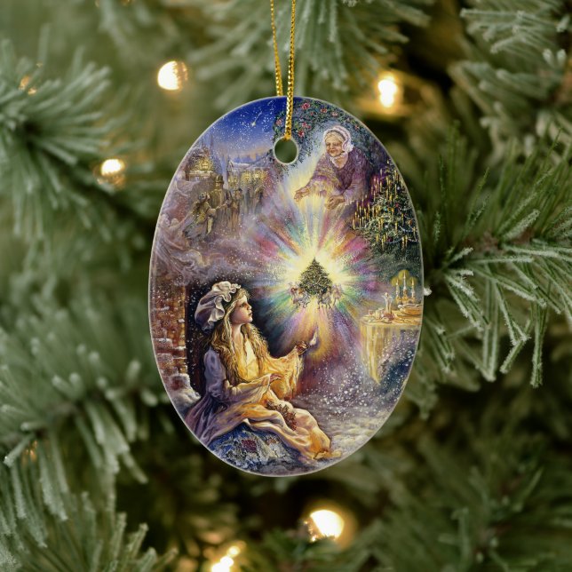 Little Match Girl jul Ornament (Träd)