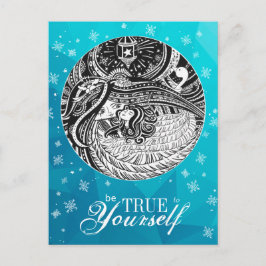 Little Match Girl | Turqoise-vykort Vykort