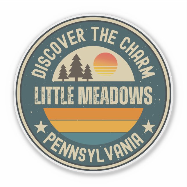 Little Meadows, Pennsylvania Klistermärken (Framsida)