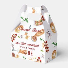 Little Meatball First Birthday Presentaskar