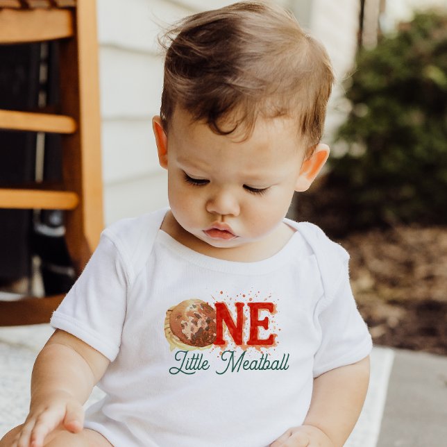 Little Meatball | Holy Ravioli First Birthday T Shirt (Skapare uppladdad)
