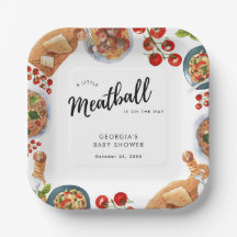 Little Meatball Italy Food Baby Shower