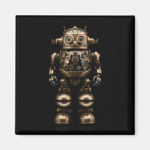 Little Mechanical Steampunk Stil Robot Magnet