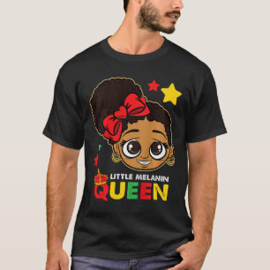Little Melanin Queen Black History Month Blm Afric T Shirt