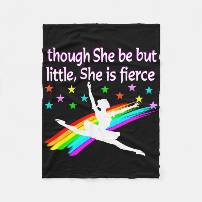 LITTLE MEN FIERCE BALLERINA FLEECEFILT (Framsidan)