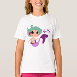 little mermaid camiseta chica t shirt