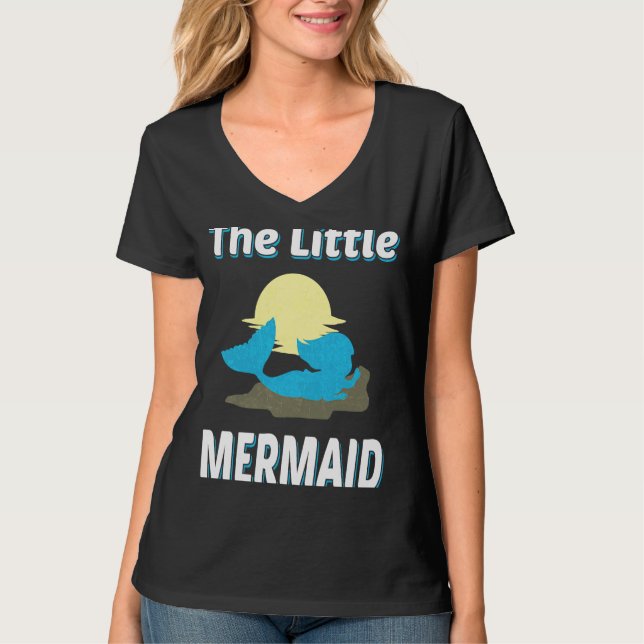 Little Mermaid Funny T Shirt (Framsida)