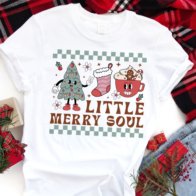 Little Merry Soul Retro jul T Shirt (Skapare uppladdad)