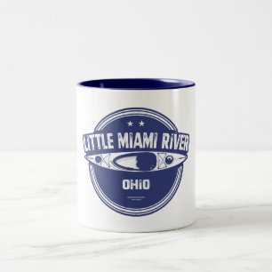 Little Miami River Ohio Kayaking Två-Tonad Mugg