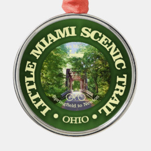 Little Miami Scenia Trail (cykling c) Julgransprydnad Metall