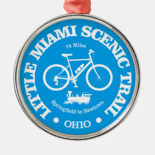 Little Miami Scenia Trail (cykling) Julgransprydnad Metall