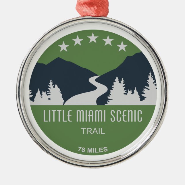 Little Miami Scenia Trail Julgransprydnad Metall (Framsidan)