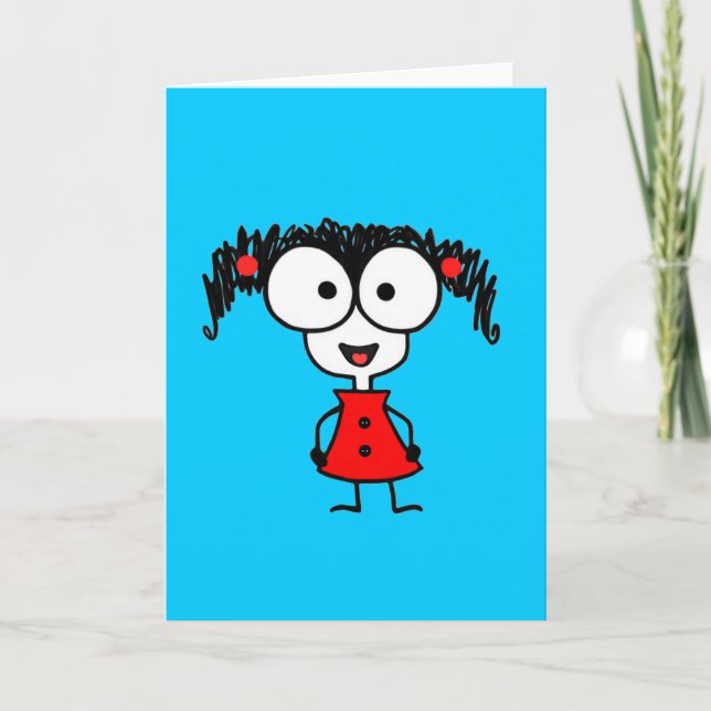 Little Midge Greeting Card Kort (Framsida)