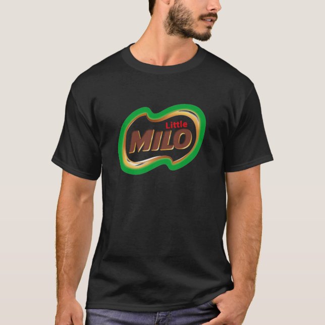 Little Milo Drink Beverage Premium T Shirt (Framsida)