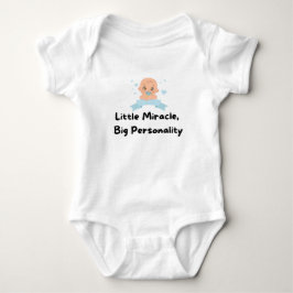 👶 "Little Miracle, Big Personality" Baby Tee 🌟