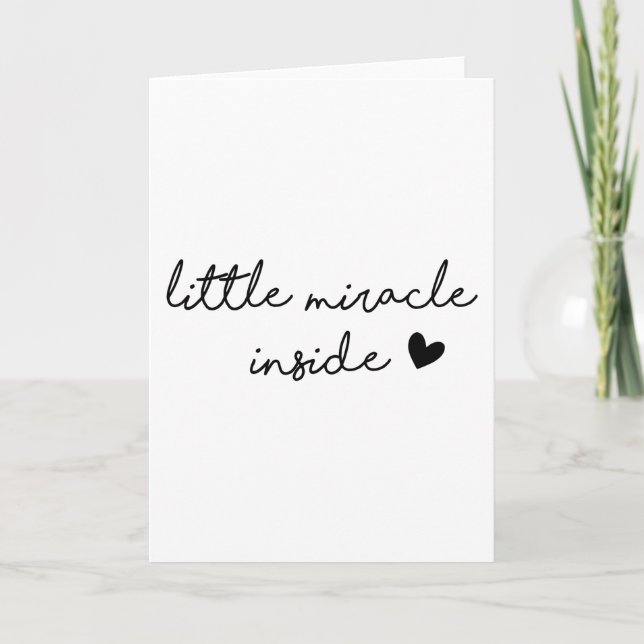 Little Miracle Inside Kort (Framsida)