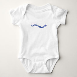 Little Miracle Quote Baby Romper T Shirt
