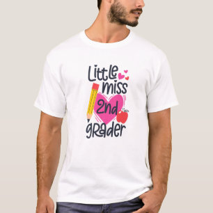 Little Miss 2Nd Grader First Day of Second Klass G T Shirt