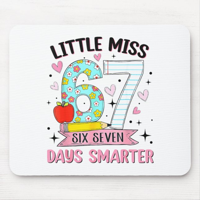 Little Miss 67 Days Smarter Coquette Bow 67th Day  Musmatta (Framsidan)