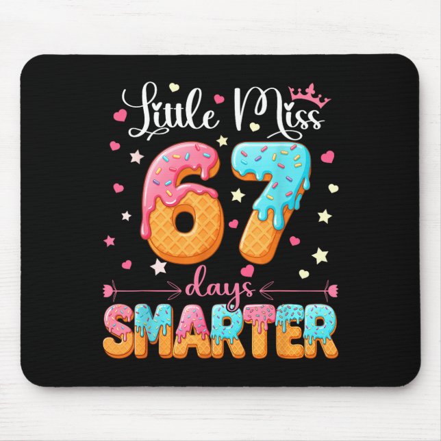 Little Miss 67 Days Smarter Kids Girls 67th Day Of Musmatta (Framsidan)