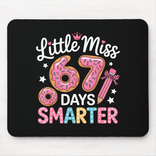 Little Miss 67 Days Smarter Kids Girls 67th Day Of Musmatta (Framsidan)