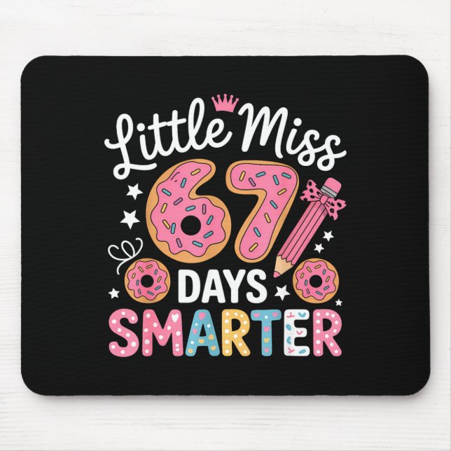 Little Miss 67 Days Smarter Kids Girls 67th Day Of Musmatta (Framsidan)