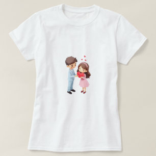 Little Miss Alla hjärtans dag Cute-gåvor T Shirt