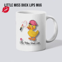 "Little Miss Anka Läppar" Kaffe Mugg