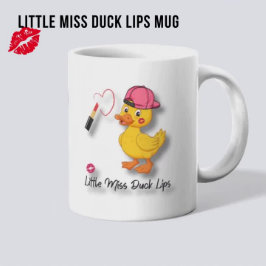 "Little Miss Anka Läppar" Kaffe Mugg