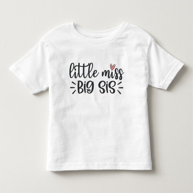 Little Miss Big Syrran T Shirt (Framsida)